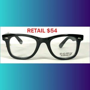 Pomy Eyewear Eyeglass Frames RX black 50-22-150